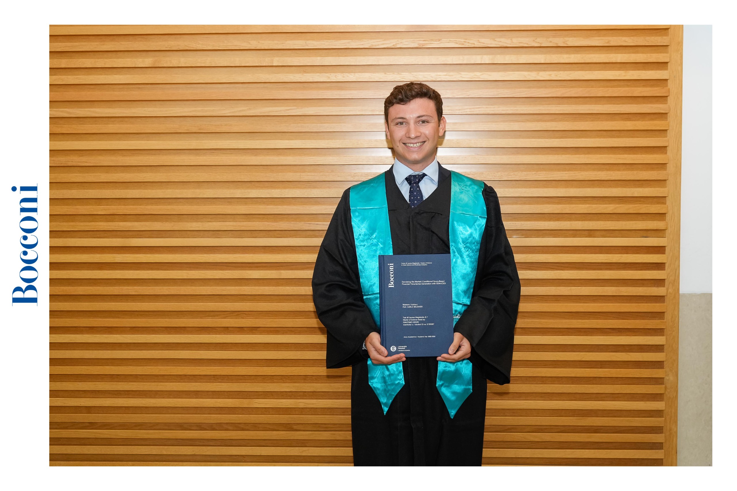 Gradutation picture with thesis