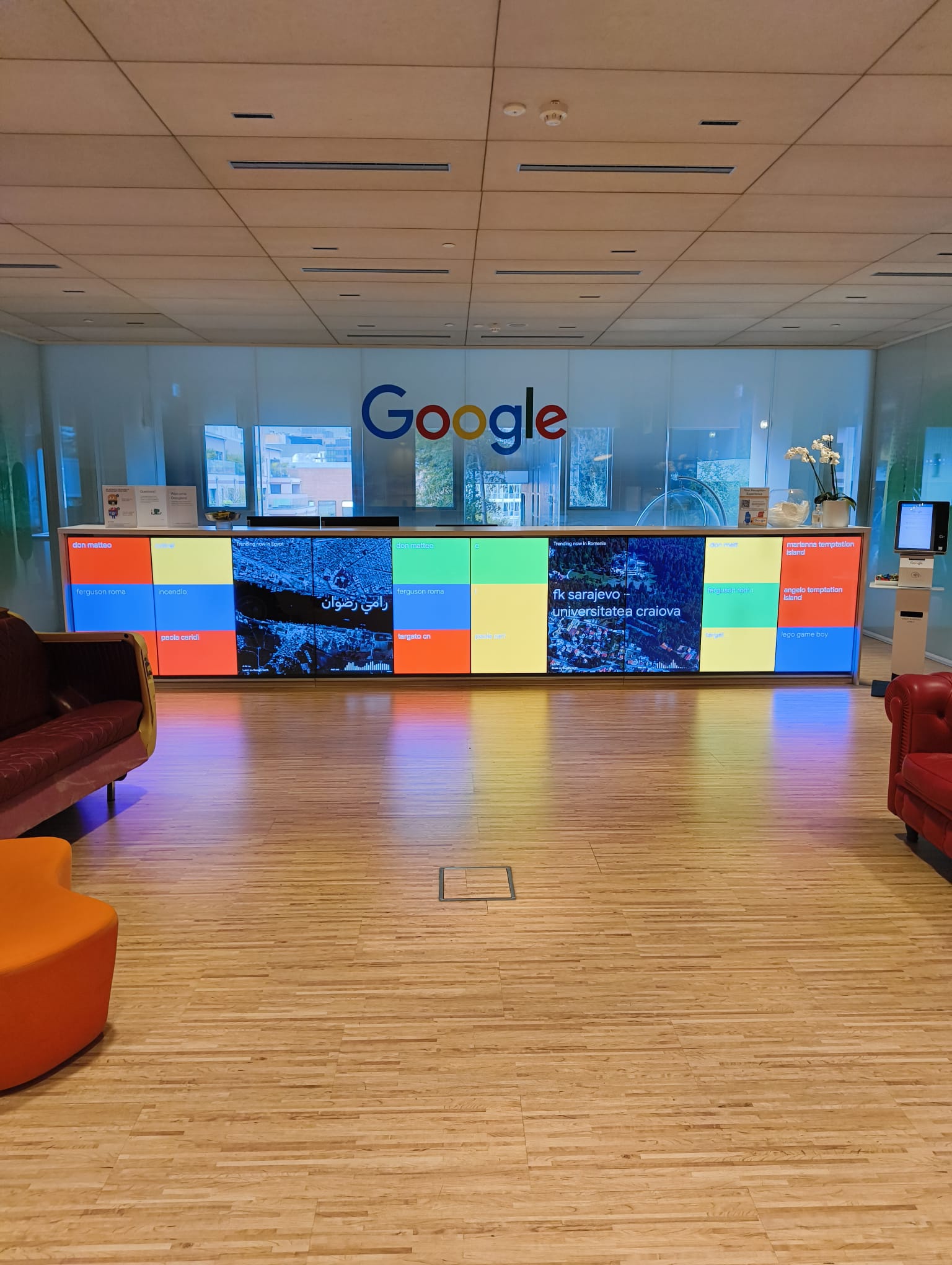 Google office hall